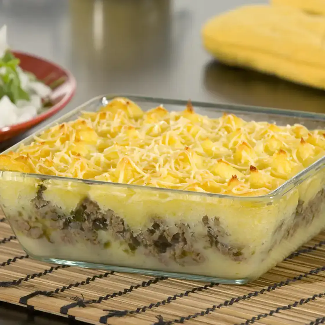 Hachis parmentier à la moutarde