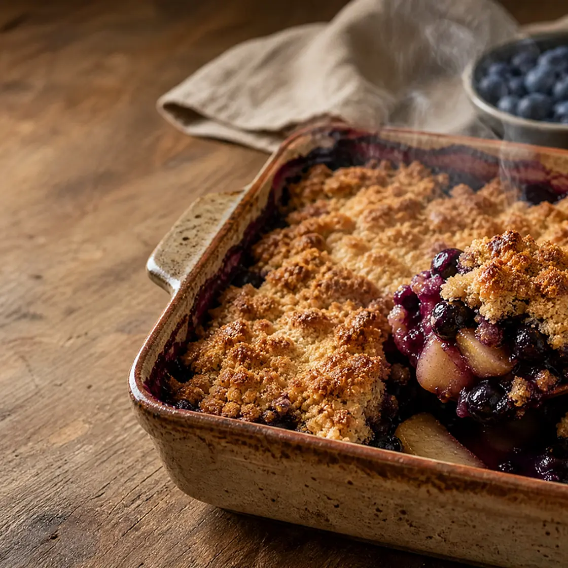 Air Fryer Blueberry Apple Crumble: The 20-Minute Dessert That Saves Your Weeknights