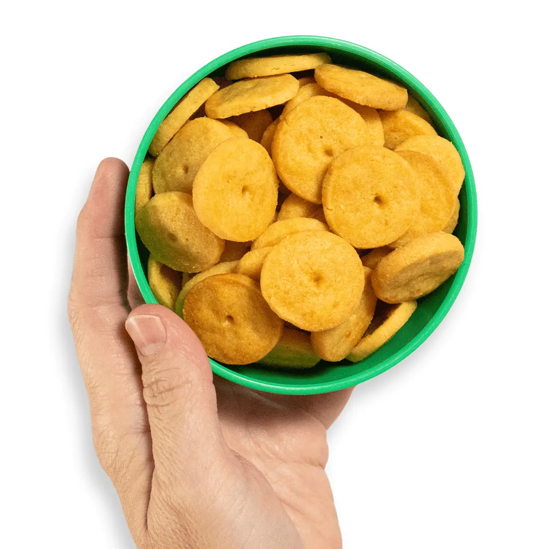 (No Rolling!) Easy Homemade Cheese Crackers | Baby Foode