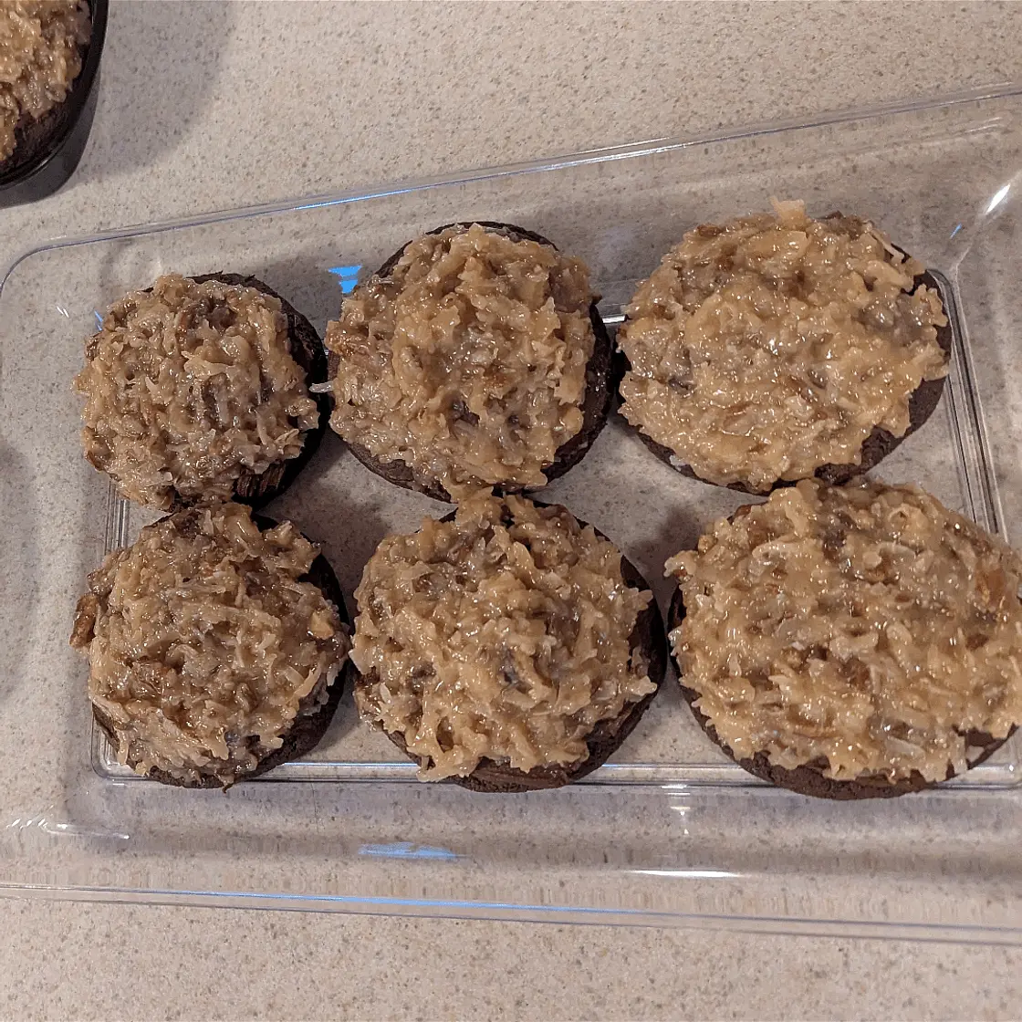 German Chocolate Cookies