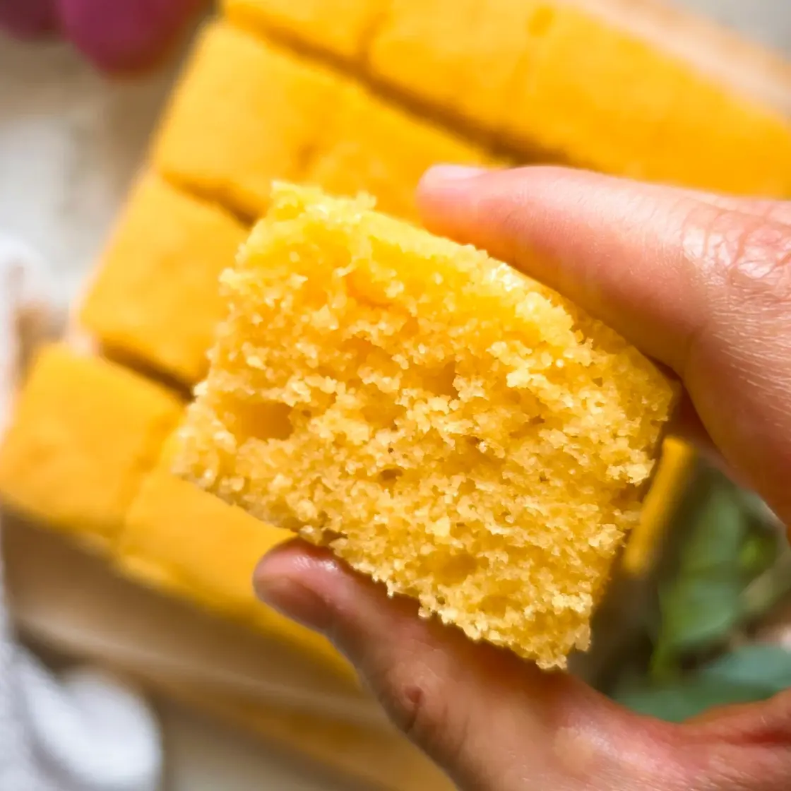 EASY Corn Bread Recipe Without Buttermilk (Best Cornbread!)