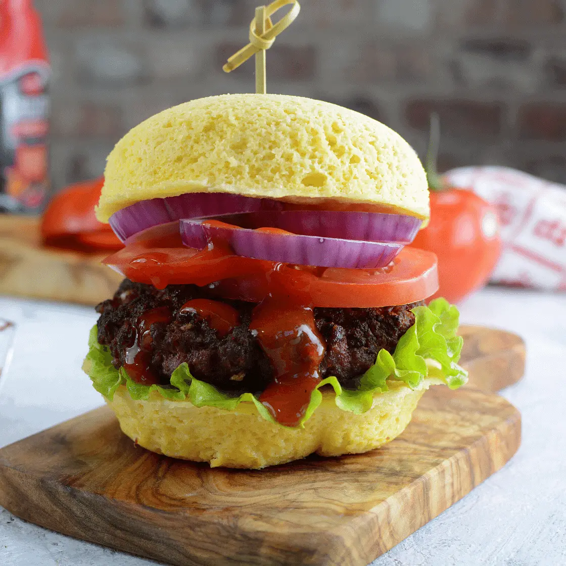Keto Two Minute Burger Bun Recipe