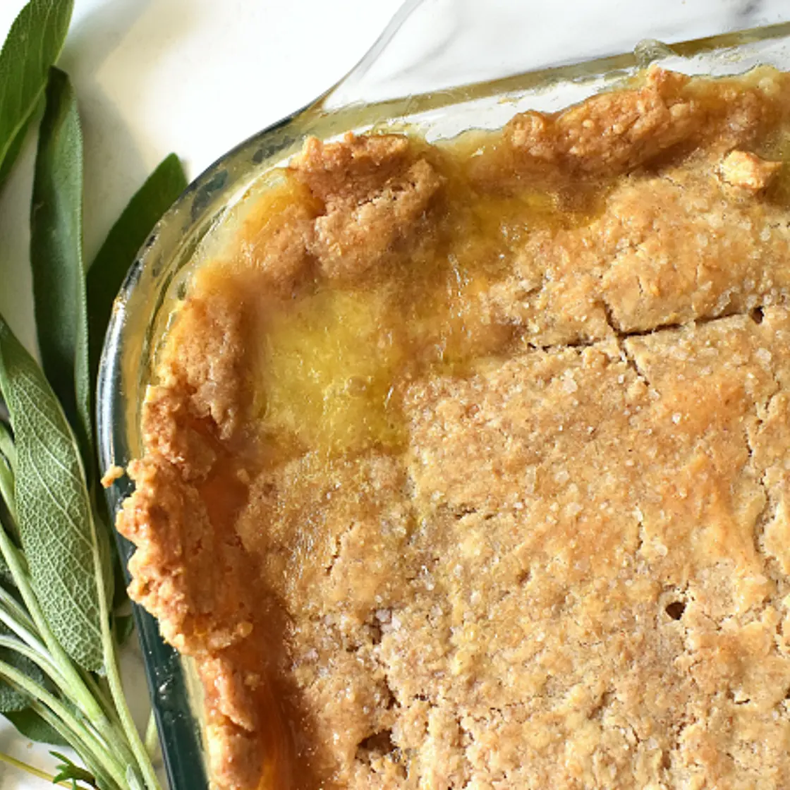 Savory Sourdough Pie Crust with Fresh-Milled Flour