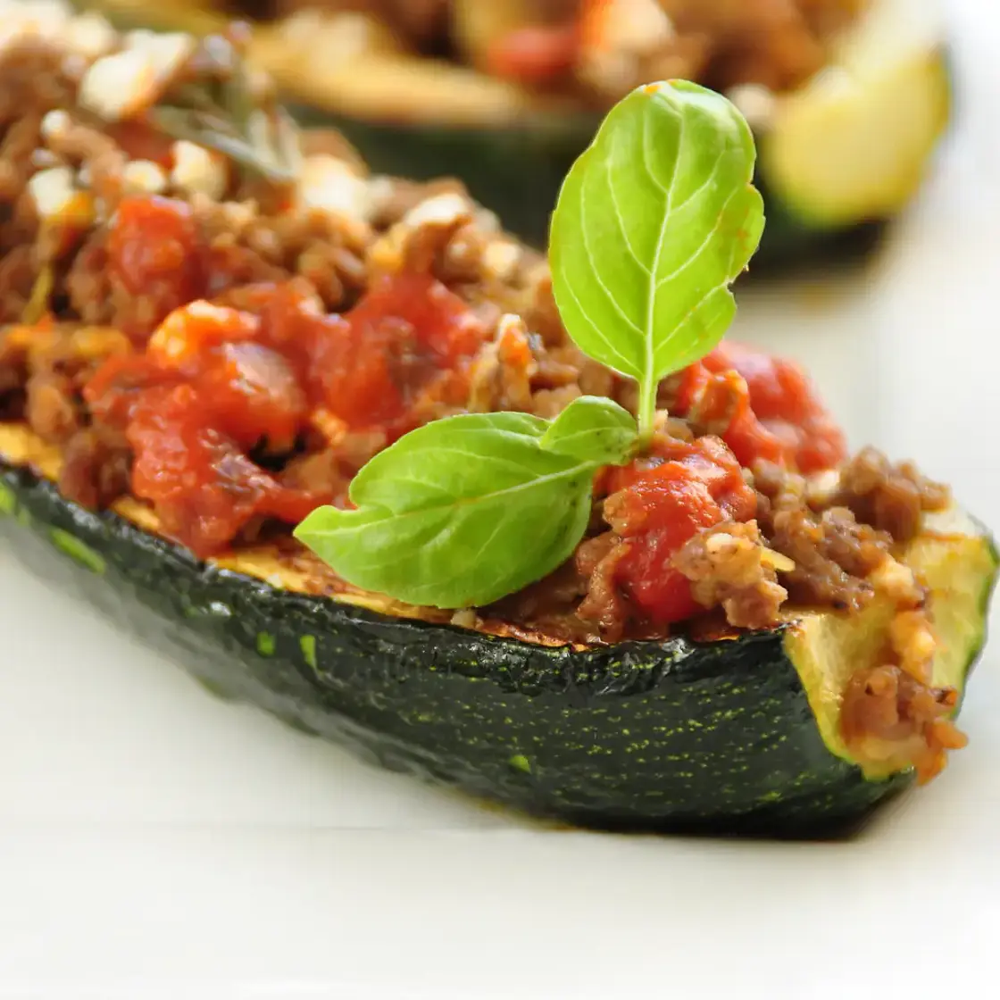 Courgette farcie