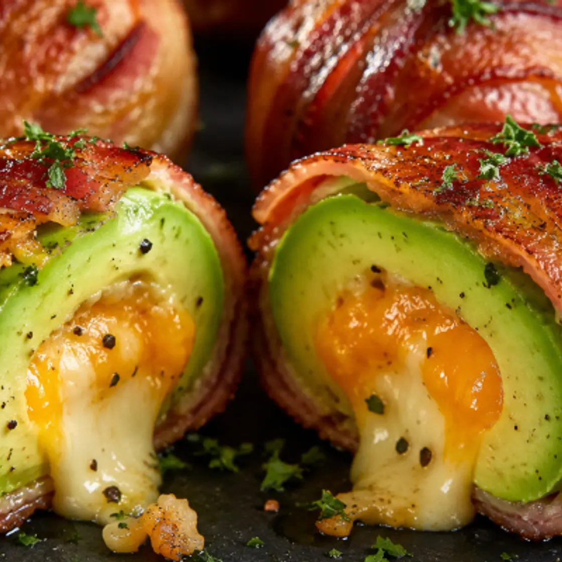 Crispy Keto Bacon Wrapped Avocado Bombs – 5 Ingredient Low Carb