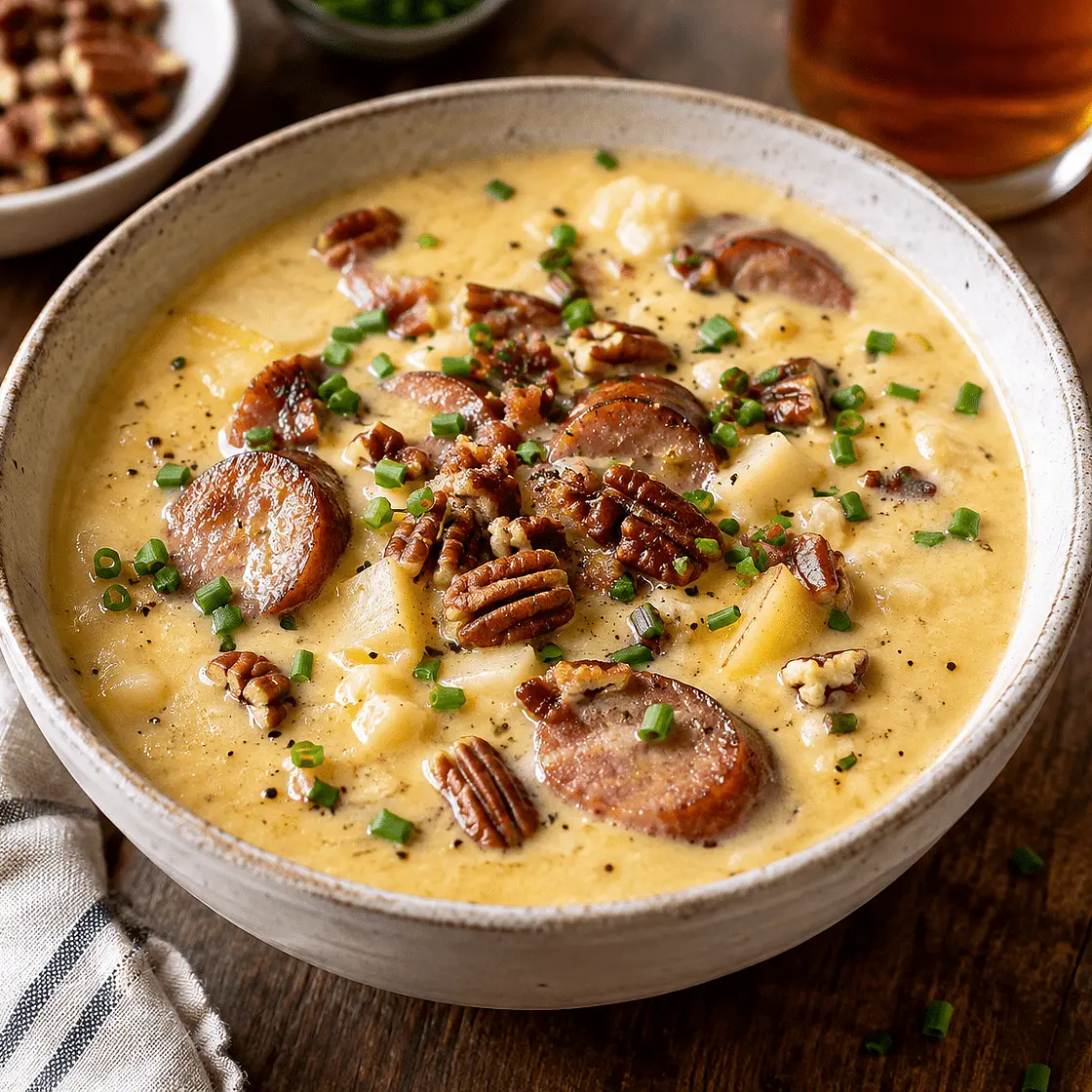 Apple Beer Cheese Soup