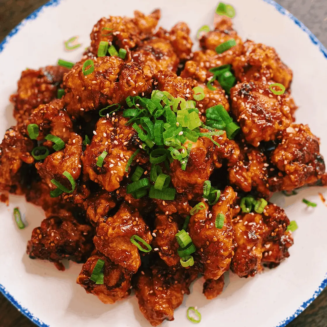 Spicy Honey Garlic Chicken (viral recipe!)