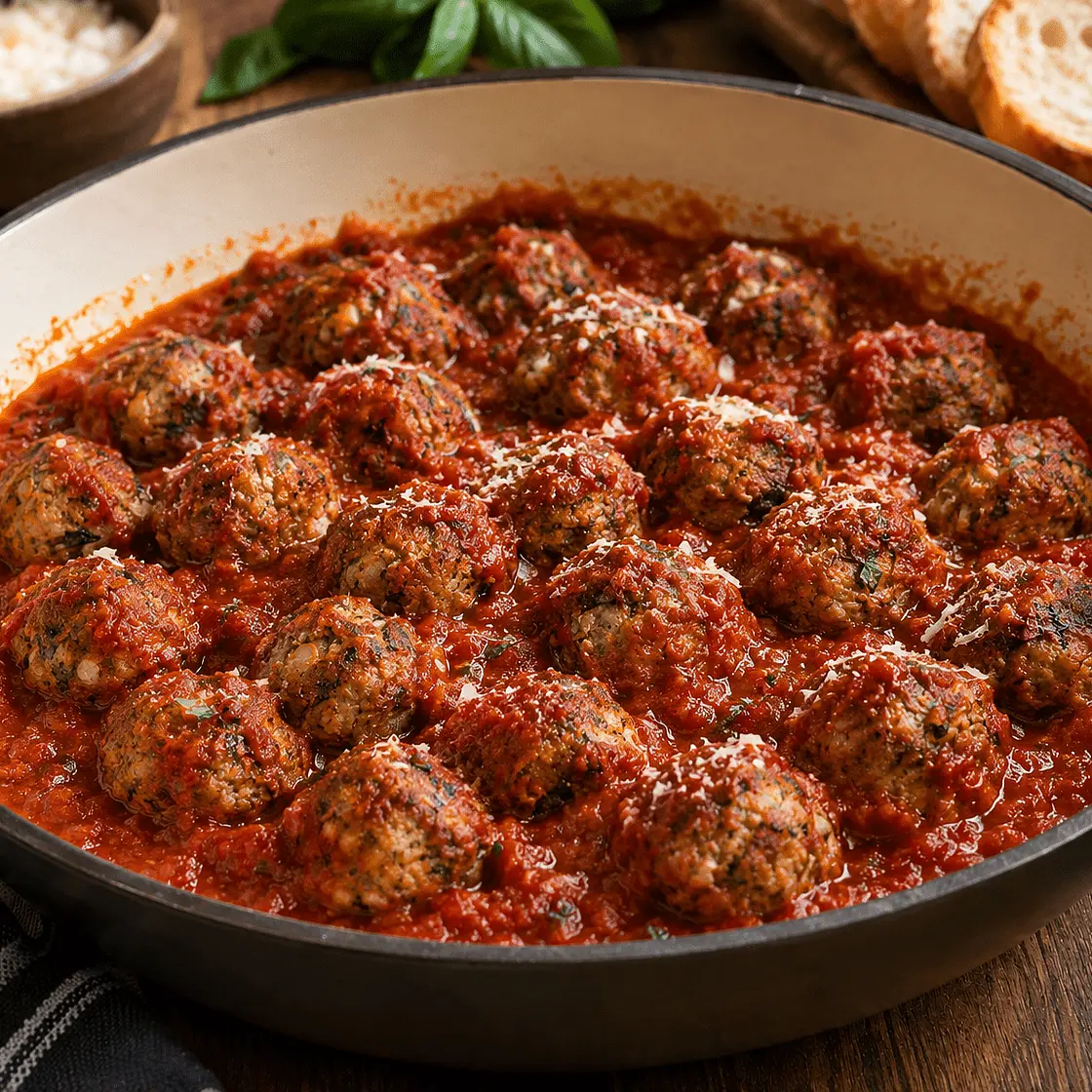 Italian Pork Meatballs