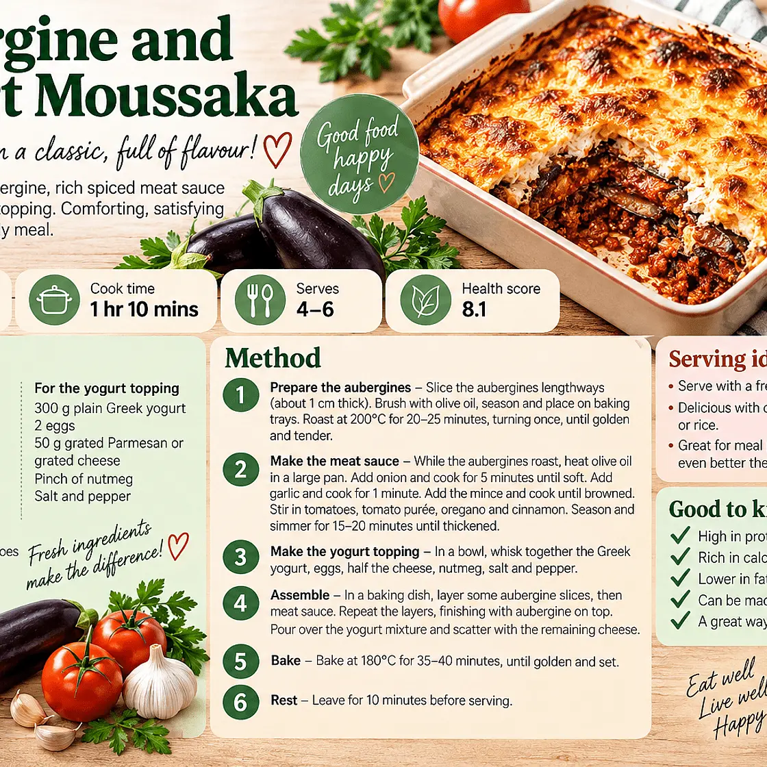 Lolo's Aubergine and Yogurt Moussaka