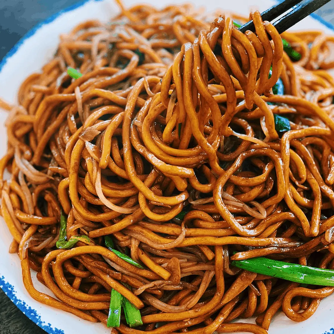 Soy Sauce Pan-fried Noodles