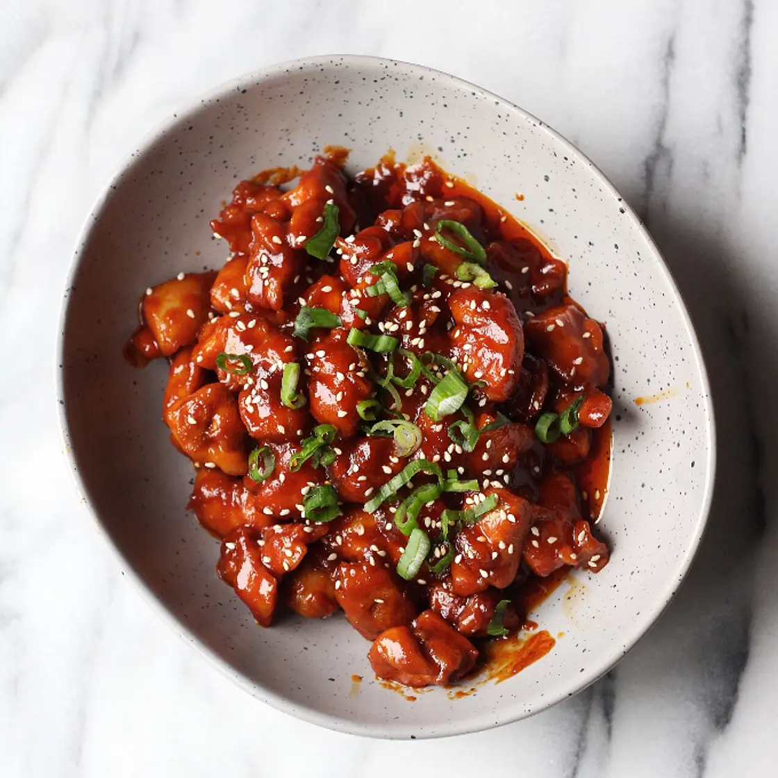 Spicy Gochujang Stir-Fried Chicken