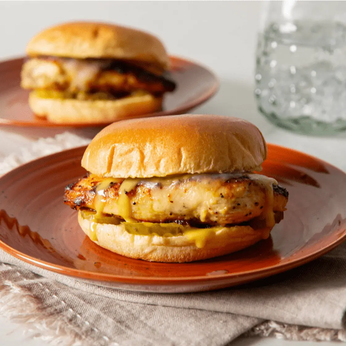 Grilled Honey Mustard Chicken Sandwiches