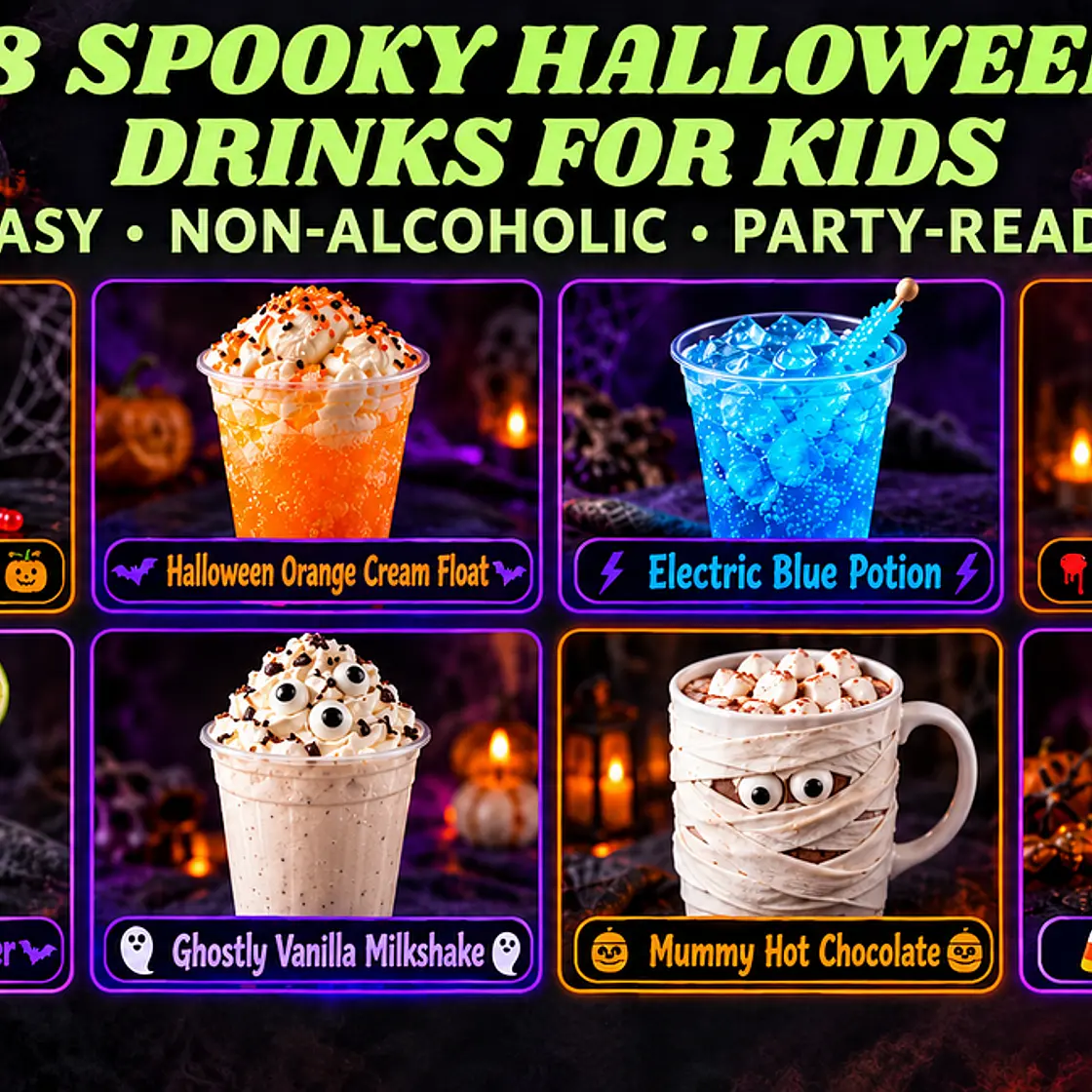 Halloween Party Drinks for Kids: A Simple Drink Station That Saves Your Sanity