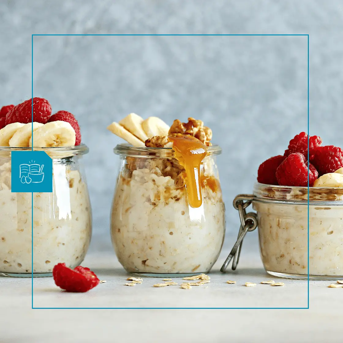 Creamy Gluten Free Overnight Oats - Make Ahead Breakfast Recipe