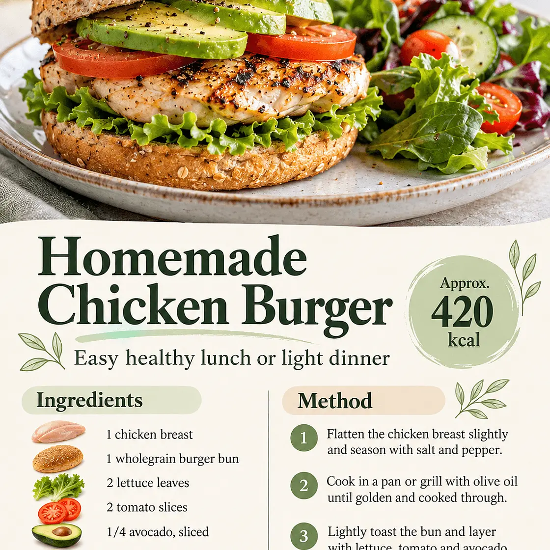 Lolo's Homemade Chicken Burger