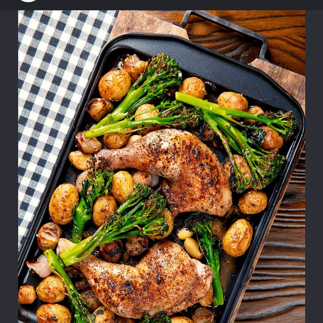 Traybake Chicken with Potatoes, Preserved Lemon and Olives