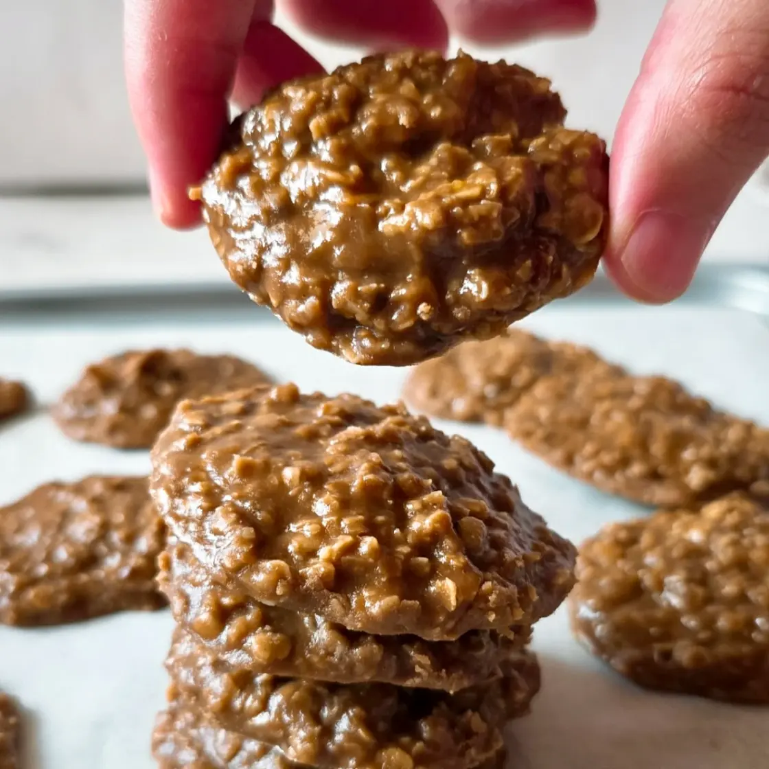 EASY No Bake Cookie Recipe with Chocolate Chips