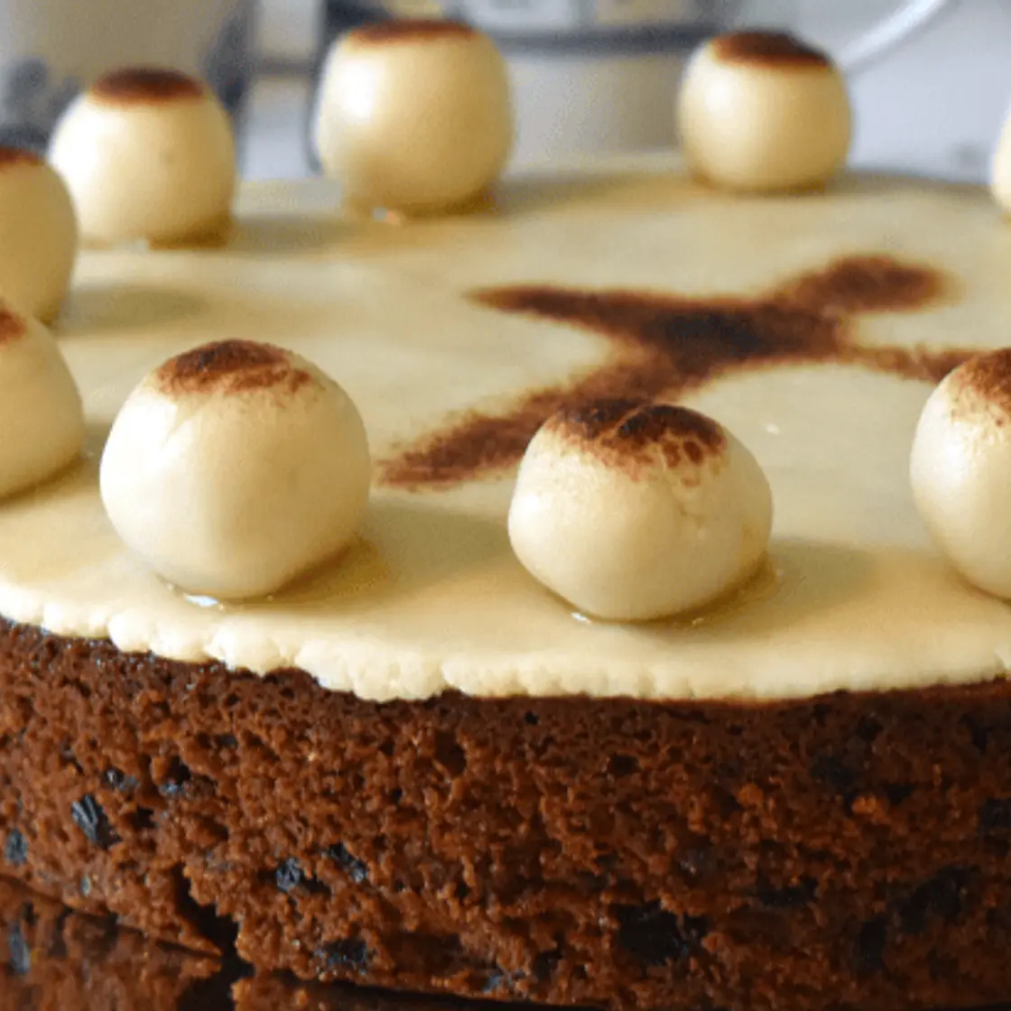 Simnel Cake (Optional Sourdough & Fresh Milled Flour)