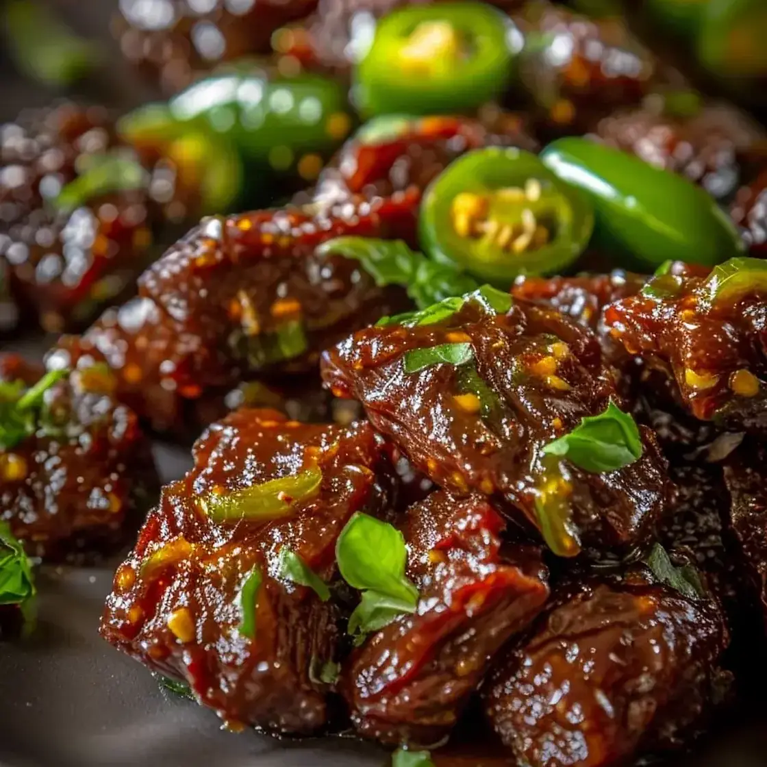 Candied Jalapeño Venison Bites