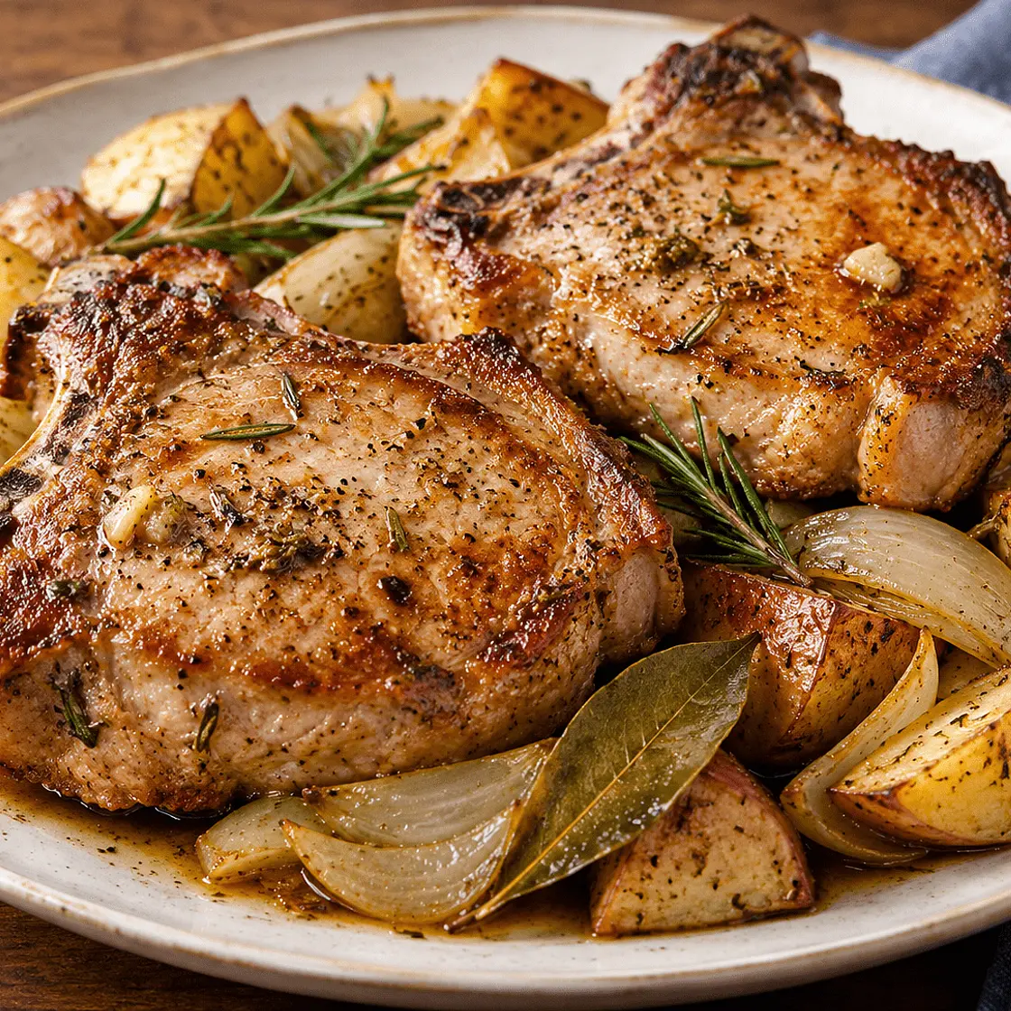 Bordelaise Pork Chops