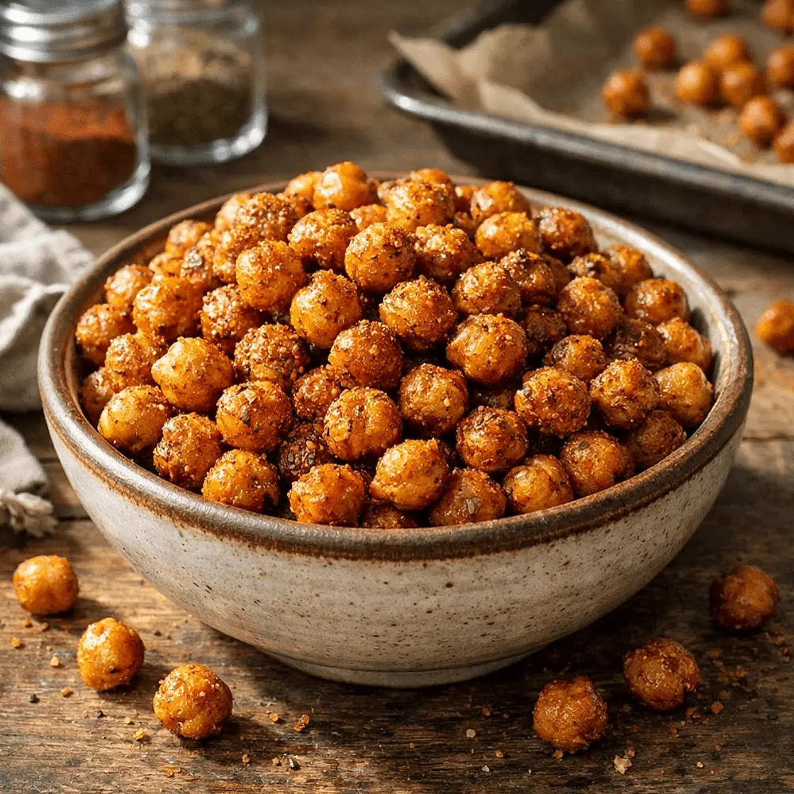 Smoky roasted chickpeas