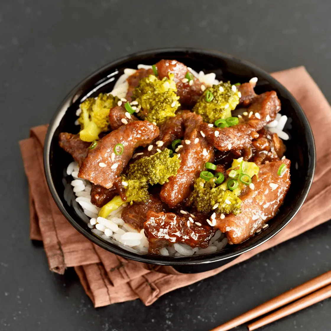 Honey-soy beef and broccoli