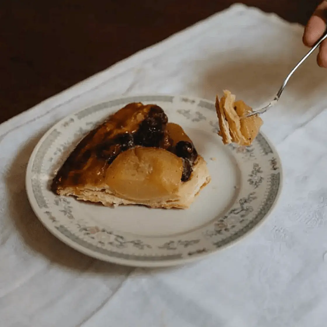 Pear and Hazelnut Tarte Tatin