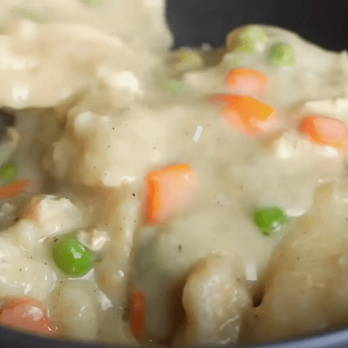 Disability-Friendly Chicken and Dumplings