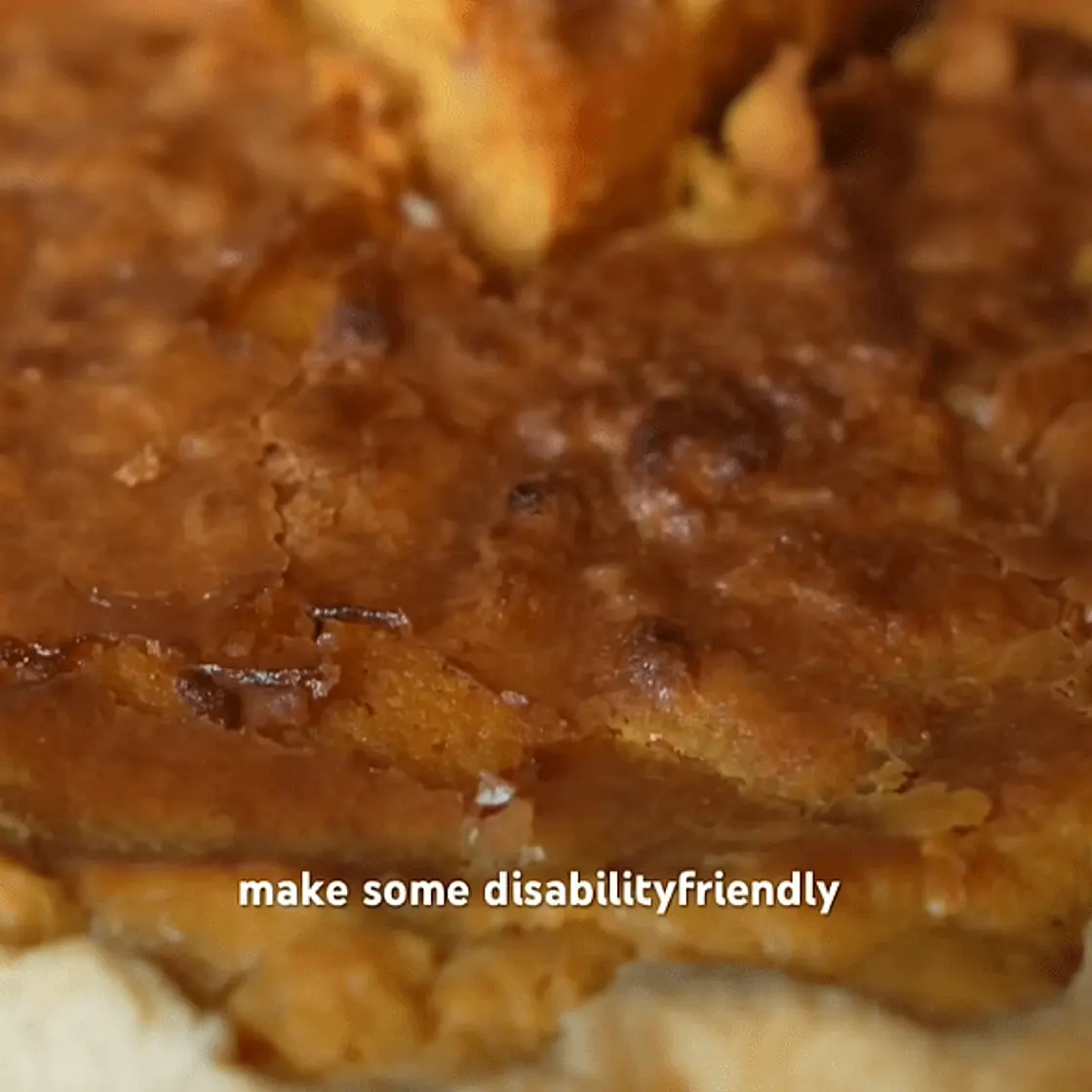 Disability Friendly Sweet Potato Pie
