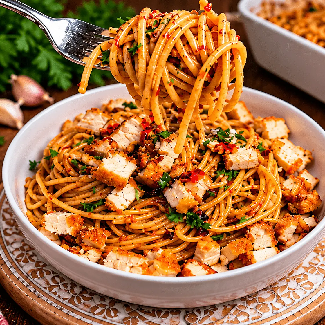 One-Tray Roasted Bell Pepper, Onion, and Garlic Pasta