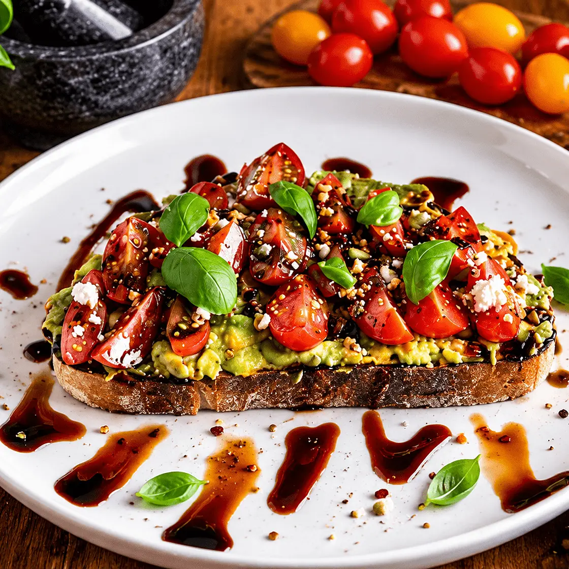 Caprese Avocado Toast - Your New Favorite 😍 🥑🍞