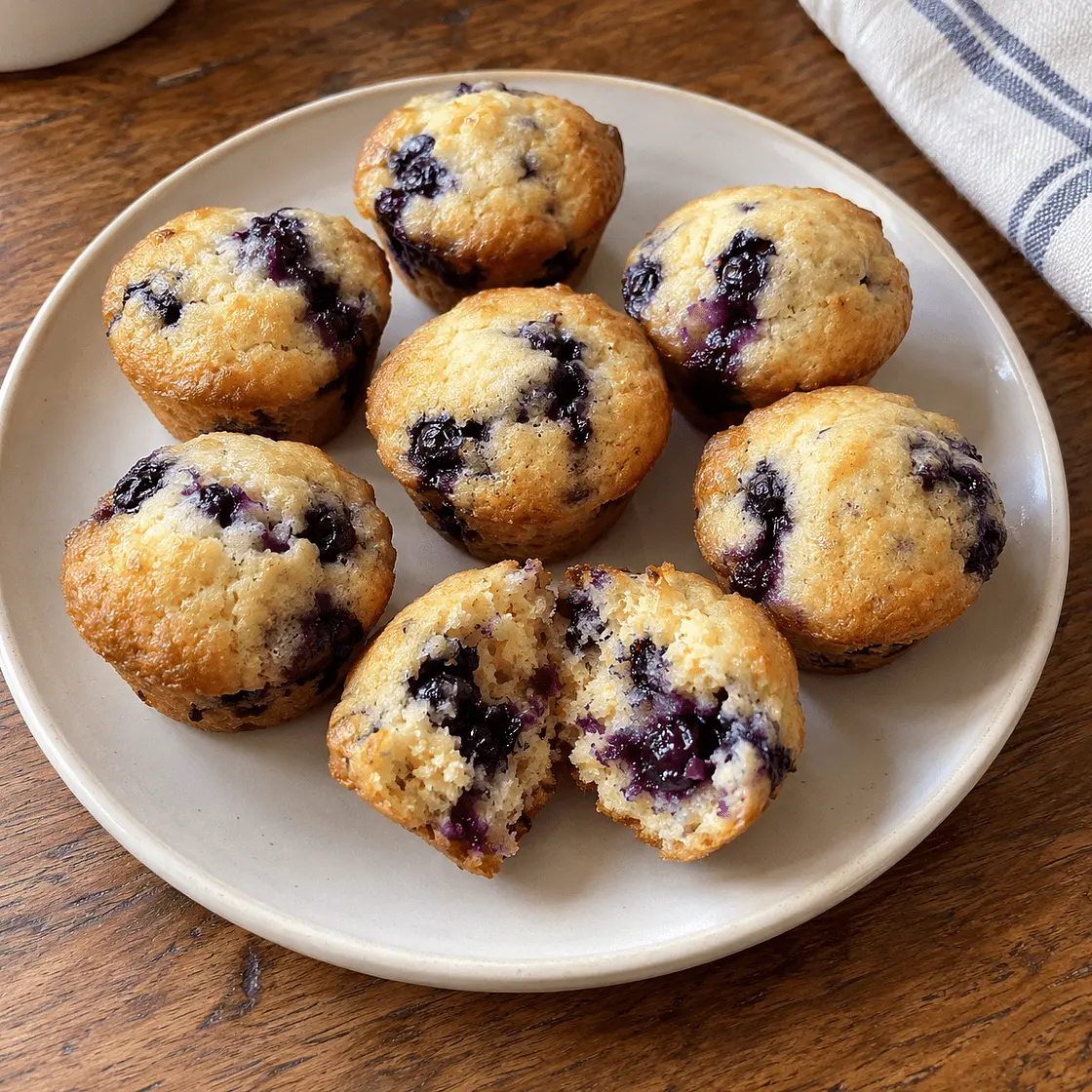 Town-Lady Blueberry Mini Muffins (Halloweentown)
