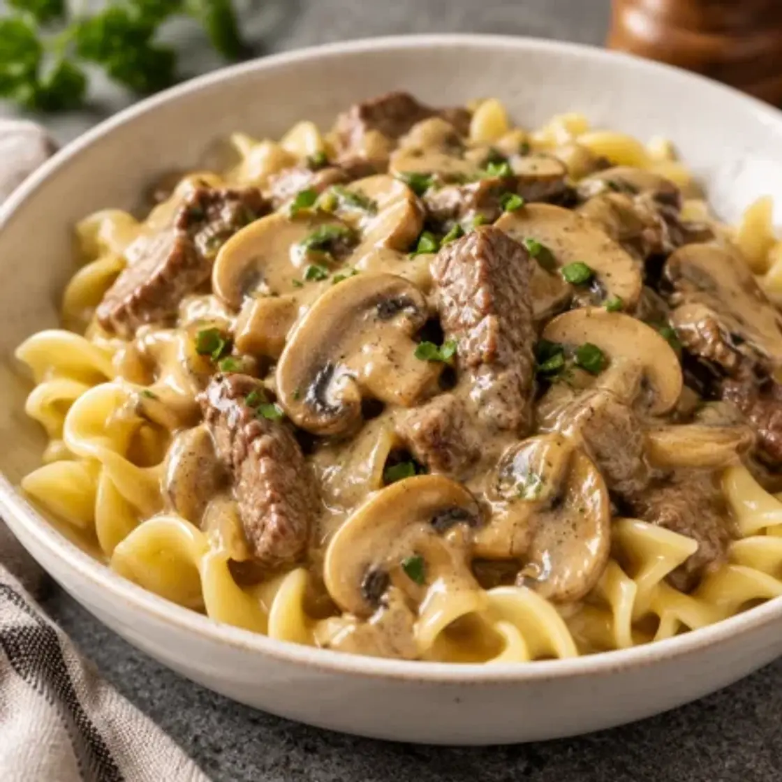 Beef Stroganoff