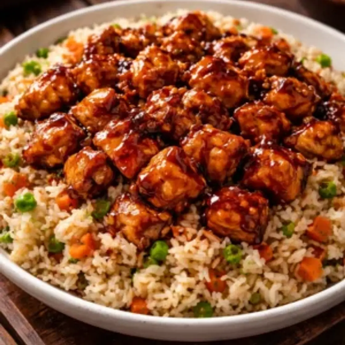 One-Pan Bold Honey BBQ Chicken Rice