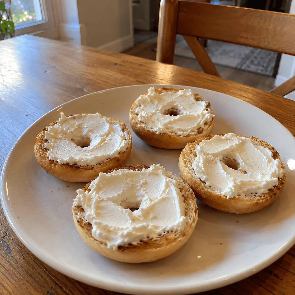 Bagel with Scream Cheese