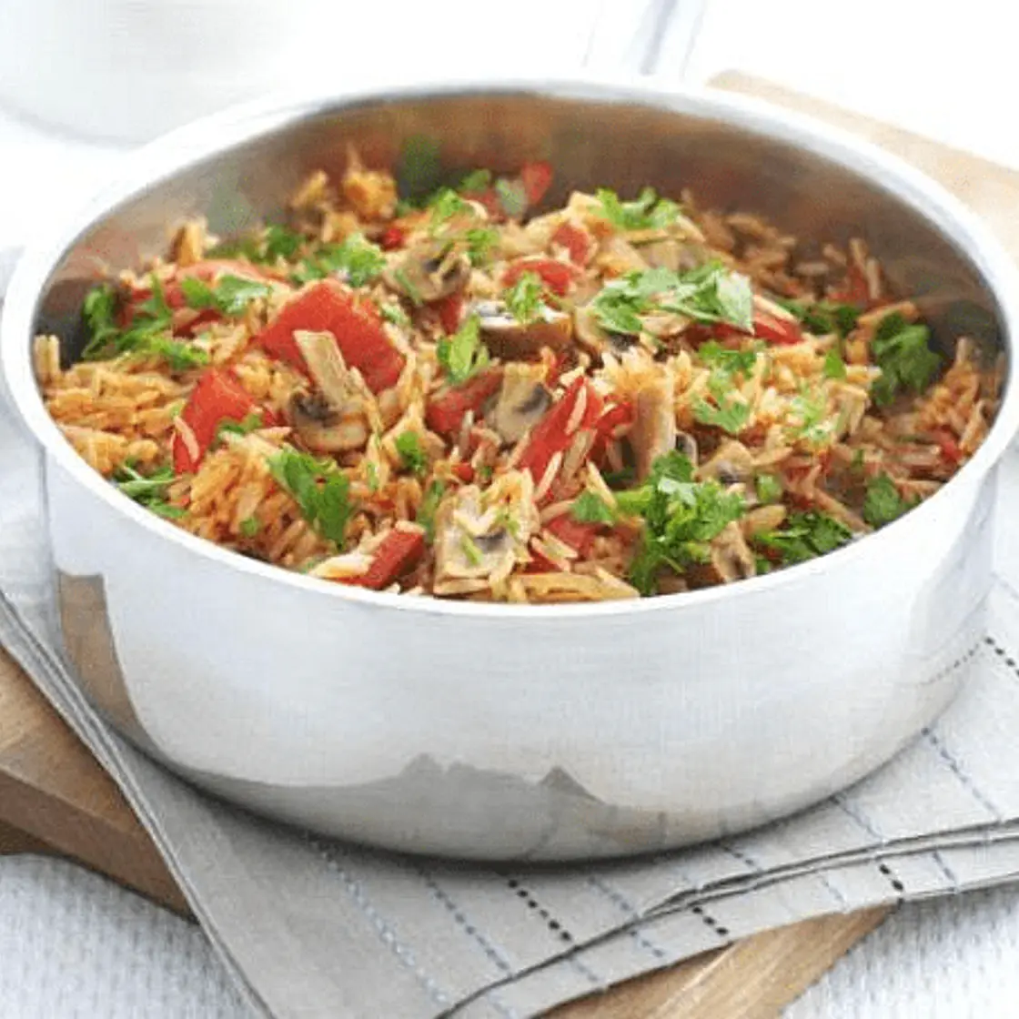 Mushroom & Rice One-Pot