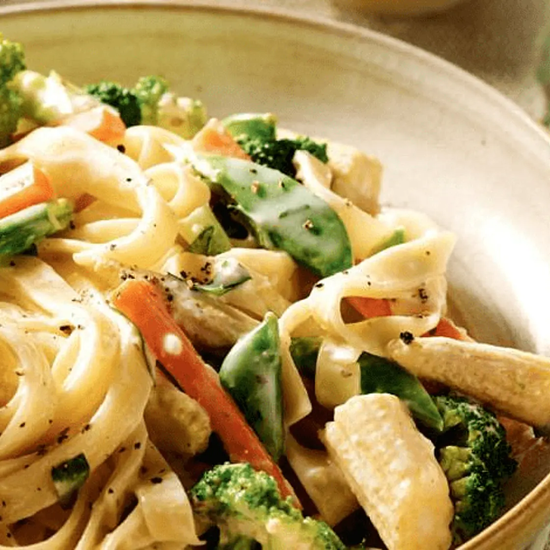 Creamy Vegetable Tagliatelle