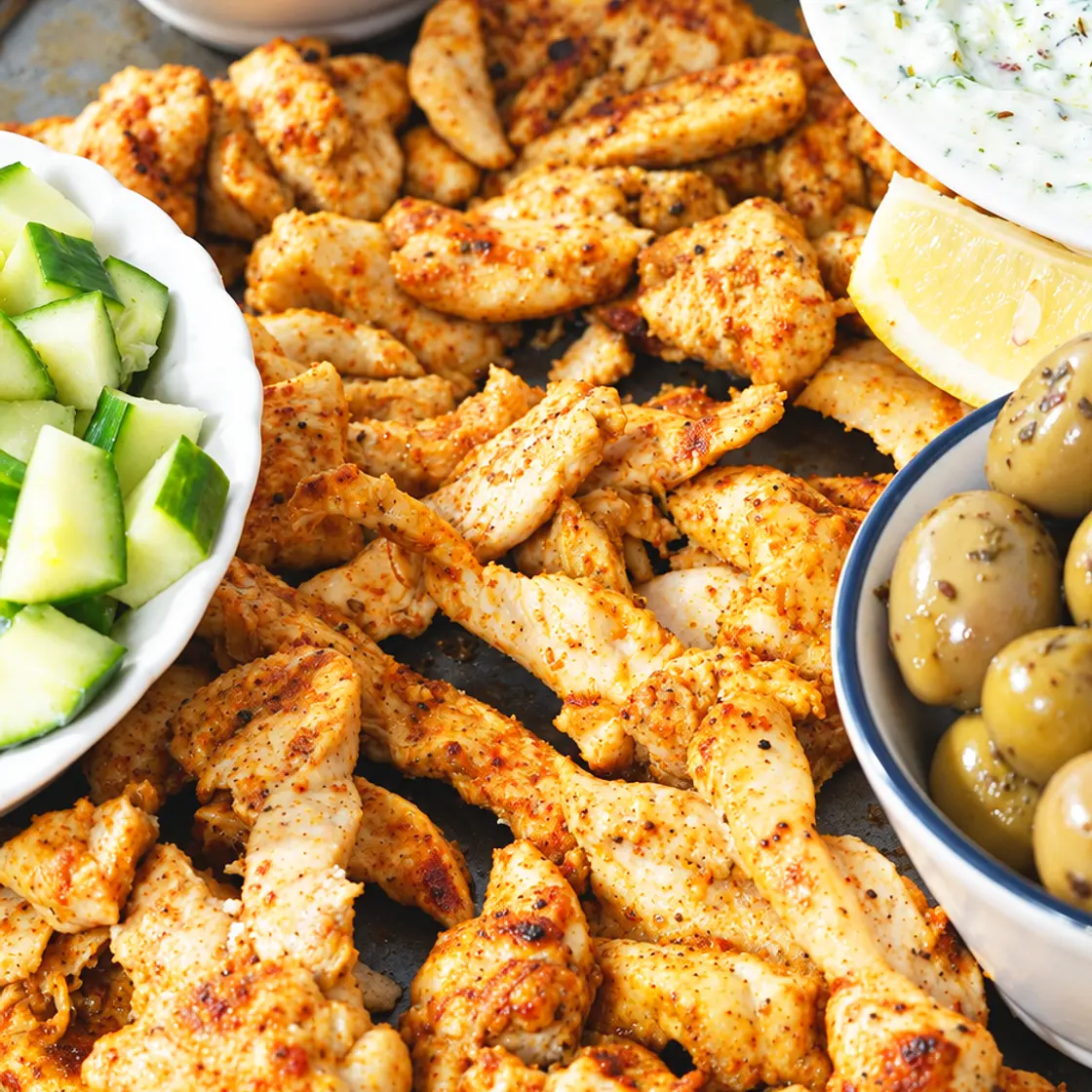 Mediterranean Chicken Pita with Tzatziki