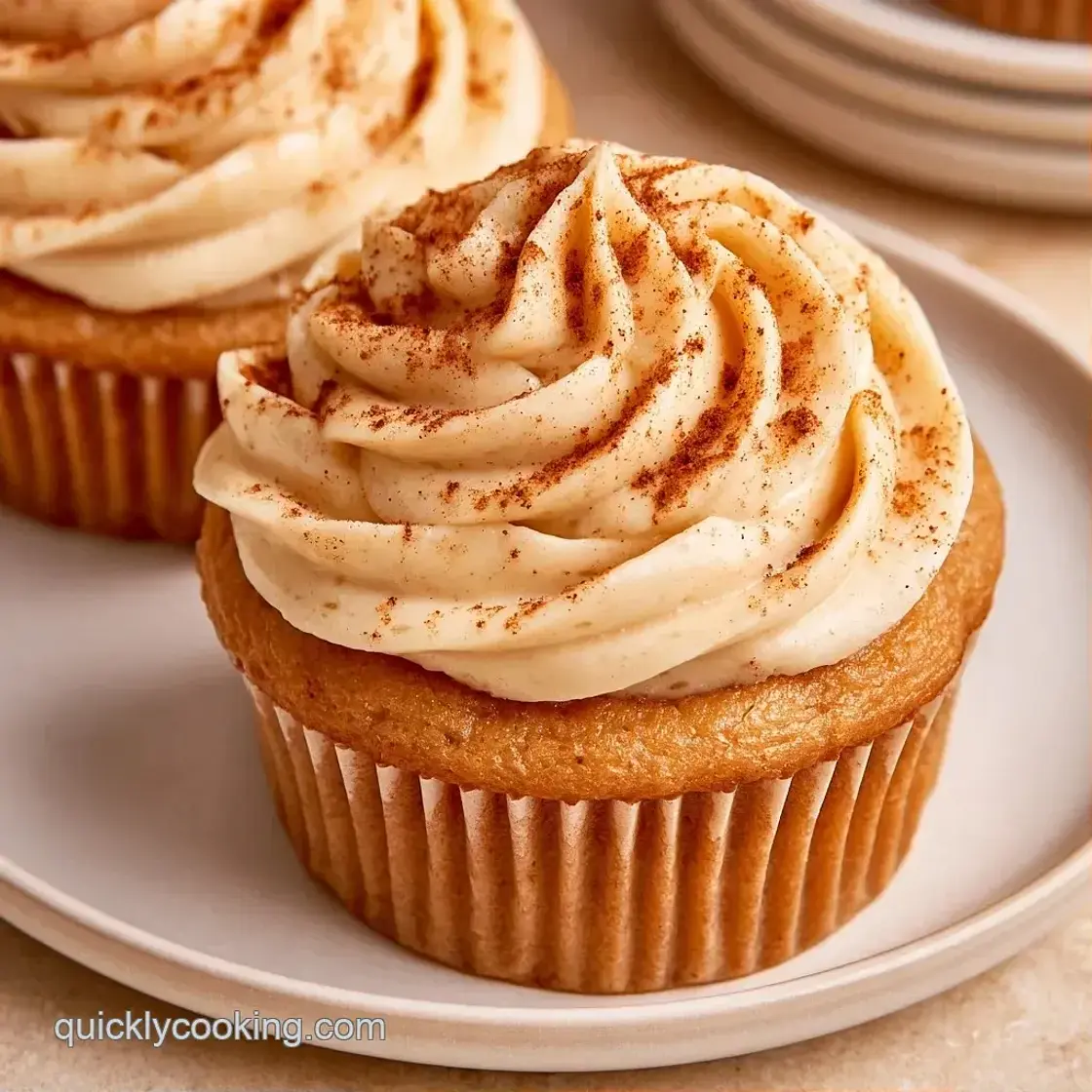 Chai Spice Maple Cupcakes