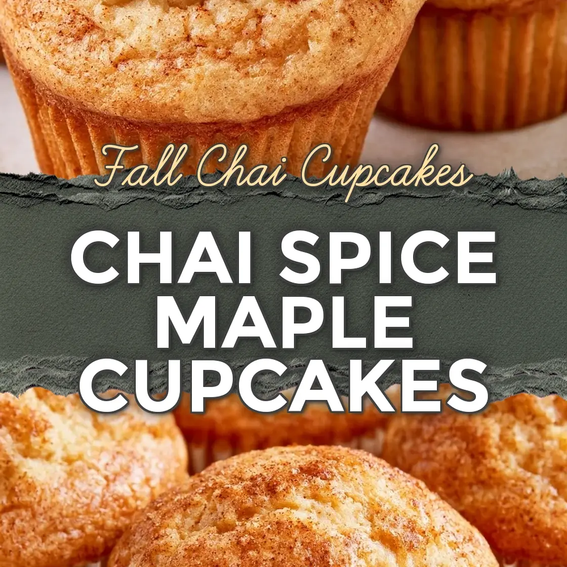 Chai Spice Maple Cupcakes