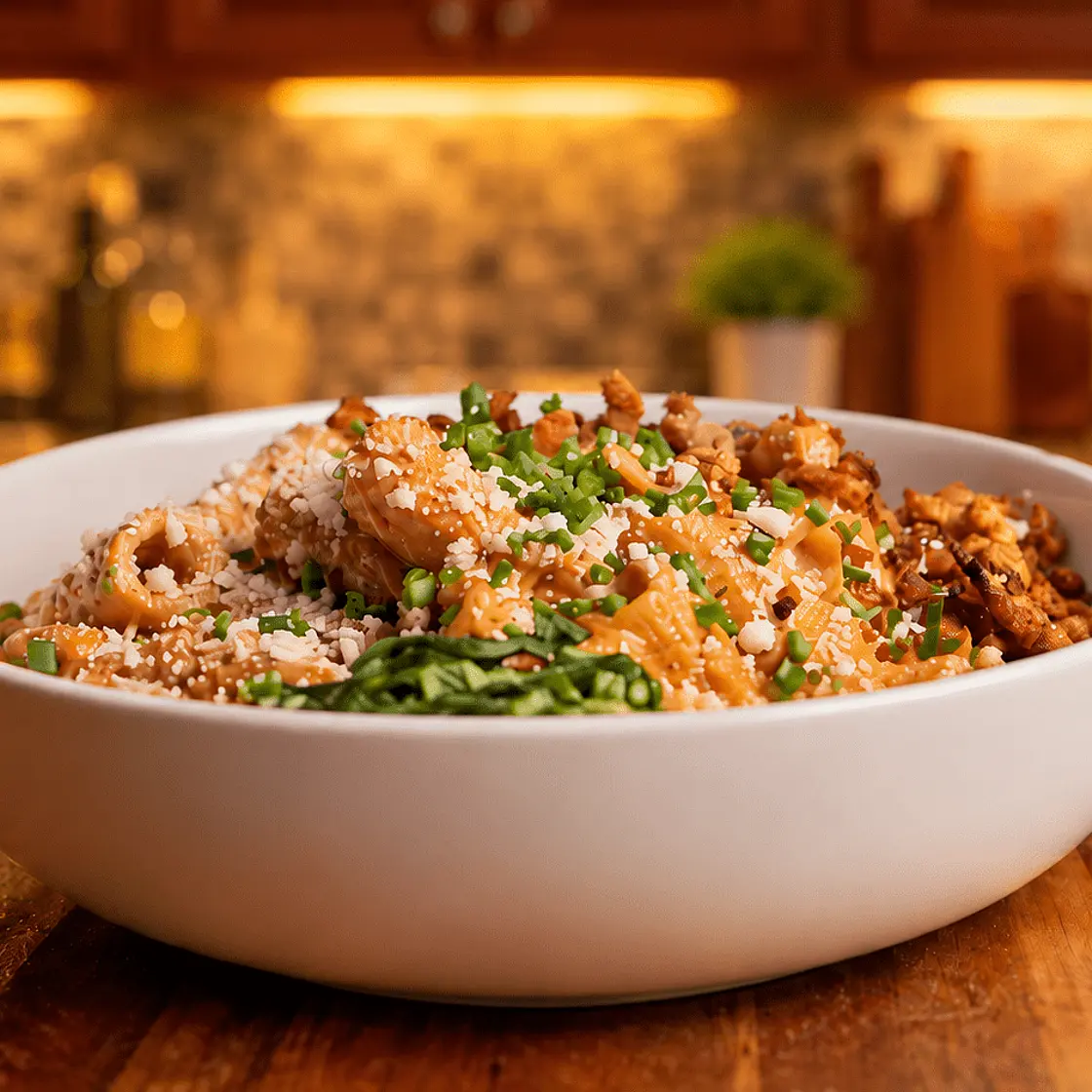 Red Pepper Creamy Rigatoni