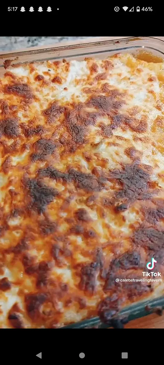 Add mashed potatoes on top, as well as Mozzarella cheese. Broil till cheese is melted.
