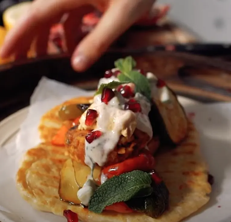 Add Pomegraente seeds and lemon juice