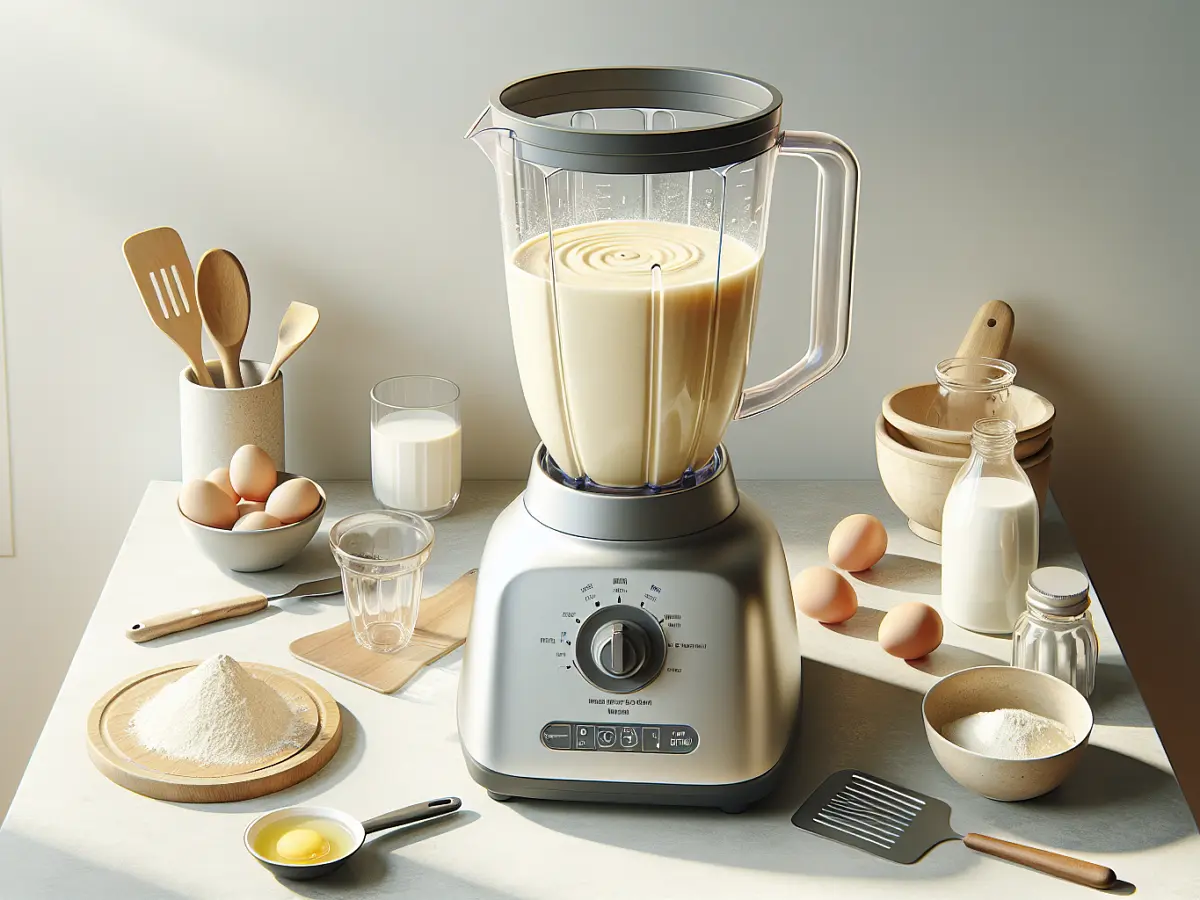 Mezcle los huevos junto con la harina hasta que se forme una pasta. Luego agregue la leche de a poco y siga mezclando hasta que no queden grumos