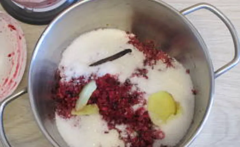 которые были использованы для другого блюда и два тонких среза свежего корня имбиря.