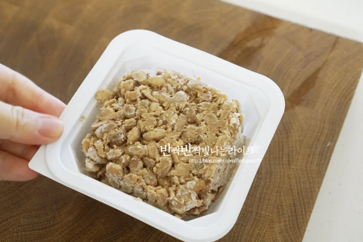 슴슴한 청국장 200g 준비했어요.