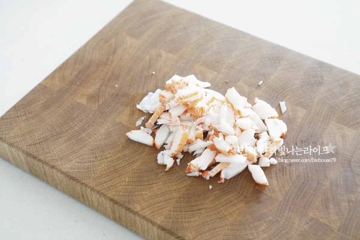 크리미는 가로로 썰어줍니다.