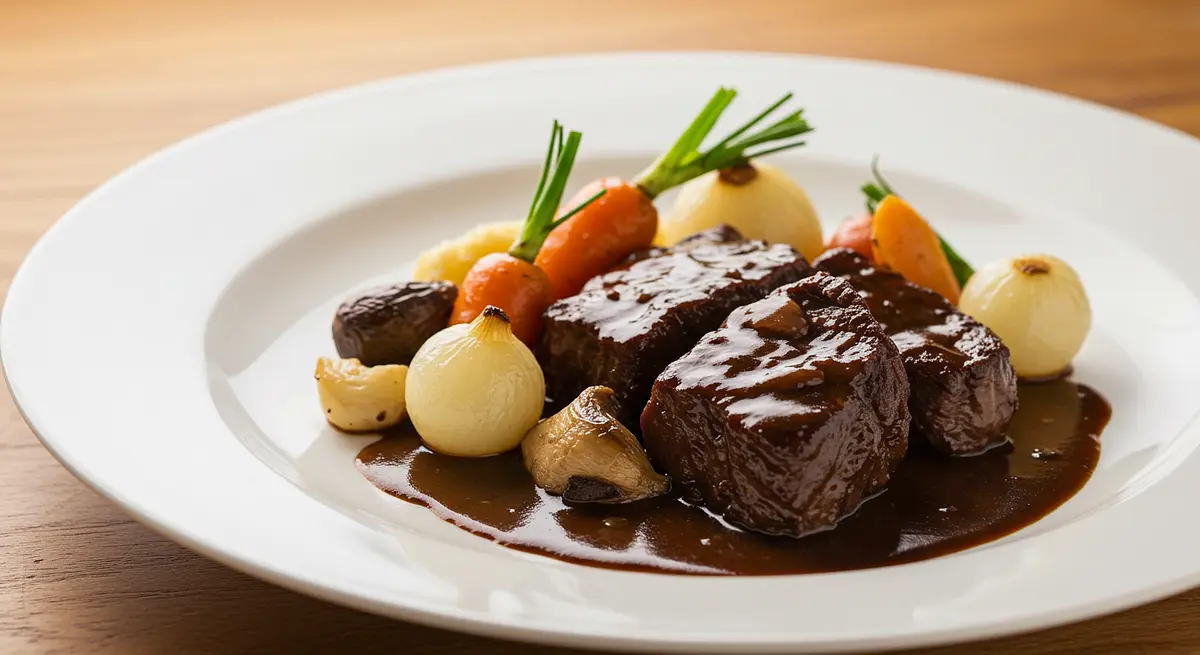 Servir chaud, accompagné de purée de pommes de terre ou de légumes au choix.