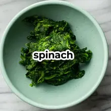 Frozen spinach: Thaw the spinach, using a cheese cloth, squeeze out as much of the excess water as you can. Fresh spinach: Boil a pot of water. Add the spinach and cook for about 1 minute. Drain it and rinse it under cool water. Squeeze out excess water. Chop if desired.