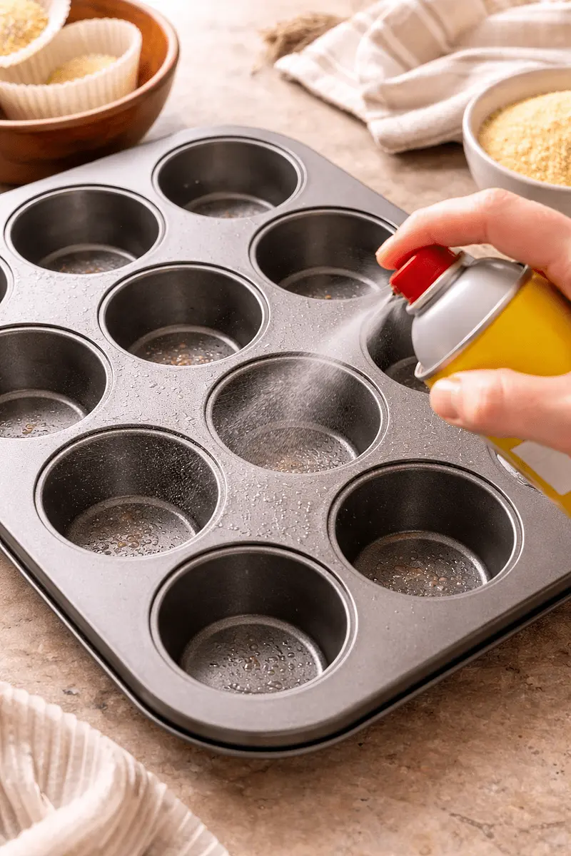 Heat oven to 400°F. Spray a mini muffin tin well or use mini liners.